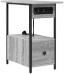 vidaXL Nachttisch Grau Sonoma 60 x 30 x 61 cm Holzwerkstoff 859598