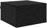 vidaXL Nachttisch Schwarz Eichen-Optik 35 x 35 x 20 cm Holzwerkstoff 882404