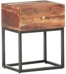 vidaXL Nachttisch 40x30x50 cm Raues Akazienholz 320915