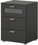 Inn.Furn Nachttisch Grau 45 x 60 cm mit Soft-Close Dante