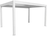 Biohort Pergola 4,5 m x 3 m Wei&szlig;/Silber-Metallic