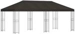 vidaXL Pavillon mit Seitenw&auml;nden 6 x 3 m Anthrazit Polyester und Stahl 3375984