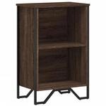 vidaXL B&uuml;cherregal Braun Eichen-Optik 50x31x74,5 cm Holzwerkstoff