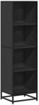 vidaXL B&uuml;cherregal Schwarz 40x35x139 cm Holzwerkstoff 849124