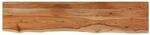 vidaXL Wandregal 100x20x3,8 cm Rechteckig Massivholz Akazie Baumkante 370276