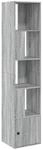vidaXL B&uuml;cherregal Grau Sonoma 40x36x189 cm Holzwerkstoff