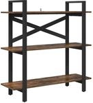 vidaXL B&uuml;cherregal Ger&auml;ucherte Eiche 100 x 33,5 x 102 cm Holzwerkstoff 883948