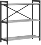 vidaXL B&uuml;cherregal Grau Sonoma 80 x 30 x 85 cm Holzwerkstoff 868428