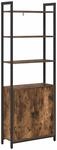 vidaXL B&uuml;cherregal Ger&auml;ucherte Eiche 60 x 24 x 161 cm Holzwerkstoff 883858