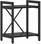vidaXL B&uuml;cherregal Schwarz Eichen-Optik 40 x 30 x 50 cm Holzwerkstoff 868371