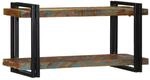 vidaXL Wandregal Mehrfarbig Altholz Massivholz 4017486