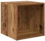 vidaXL Wandschrank mit Regal Altholz 37 x 37 x 37 cm Holzwerkstoff 875072