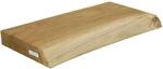 holz4home Schwebendes Wandregal aus Eiche 40cm mit Baumkante Natur