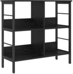 vidaXL B&uuml;cherregal Schwarz Eichen-Optik 82 x 32 x 79 cm Holzwerkstoff 883994