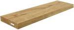 holz4home Schwebendes Wandregal aus Eiche 70cm Ohne Baumkante Natur