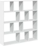 vidaXL B&uuml;cherregal Wei&szlig; 132x29x141,5 cm Holzwerkstoff 3310307