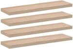 vidaXL Schweberegale 4 Stk 90x23,5x4 cm Holzwerkstoff 4010696