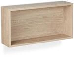 Relaxdays Wandregal W&uuml;rfel 3er Set MDF Natur 25 cm x 49 cm x 12 cm