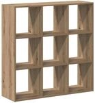 vidaXL B&uuml;cherregal Artisan-Eiche 102x32x102 cm Holzwerkstoff 852824