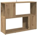 vidaXL B&uuml;cherregal/Raumteiler Artisan-Eiche 80x24x63 cm 856735