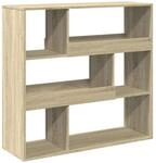 vidaXL B&uuml;cherregal/Raumteiler Sonoma-Eiche 100x33x94,5 cm 854438