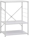 vidaXL Mikrowellenregal Wei&szlig; 60x39,6x79,5 cm Holzwerkstoff 288236