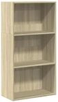 vidaXL B&uuml;cherregal Sonoma-Eiche 60x30x114 cm Holzwerkstoff 857901