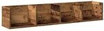 vidaXL CD-Wandregal Altholz-Optik 100x18x18 cm Holzwerkstoff 855950