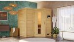 Woodfeeling Sauna-Set Steena 1 inkl. Ofen 9 kW mit ext. Steuerung,...