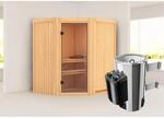 Karibu Sauna Thora mit Ofen integrierte Stg.Natur
