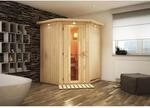Karibu Sauna Lyra LED-Dachkranz Natur