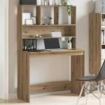 vidaXL Schreibtisch mit Regal Artisan-Eiche 102x45x148cm Holzwerkstoff 855835