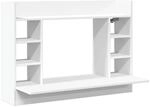 vidaXL Wand-Schreibtisch Wei&szlig; 105x48x75 cm Holzwerkstoff 847968