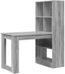 vidaXL Schreibtisch Graues Sonoma 122 x 67 x 145 cm Holzwerkstoff 3337262