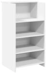 vidaXL Empfangstresen Wei&szlig; 55 x 50 x 103,5 cm Holzwerkstoff 859015