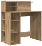 vidaXL Schreibtisch mit Stauraum Artisan-Eiche 90 x 48 x 101,5 cm 869529