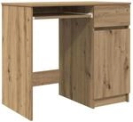 vidaXL Schreibtisch Artisan-Eiche 86x49x76 cm Holzwerkstoff 861831