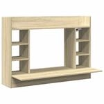 vidaXL Wand-Schreibtisch Sonoma Eiche 105x48x75 cm Holzwerkstoff 847970