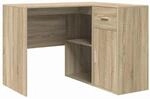 vidaXL Eckschreibtisch Sonoma-Eiche 102 x 50 x 75 cm Holzwerkstoff 3337275