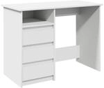 vidaXL Schreibtisch Wei&szlig; 102x50x75 cm Holzwerkstoff 860463