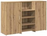vidaXL Empfangstheke Artisan-Eiche 155x50x103,5 cm Holzwerkstoff 3324204
