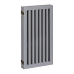Relaxdays Treppenschutzgitter MDF Grau Verstellbar Zusammenklappbar 92 cm x 207 cm x