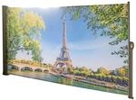 DELUKE Seitenmarkise FABI Motiv Paris Mehrfarbig Polyester Markise Ausziehbar