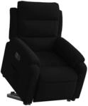 vidaXL Relaxsessel mit Aufstehhilfe Elektrisch Schwarz Samt 3205120
