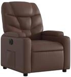 vidaXL Elektrischer Relaxsessel Braun Kunstleder Modell 18