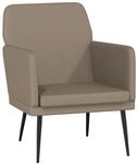 vidaXL Sessel Cappuccino-Braun 61x78x80 cm Kunstleder 351397