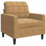 vidaXL Sessel Braun 60 cm Samt 2153257