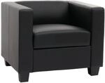 MCW Sessel Loungesessel Lille Kunstleder Schwarz