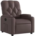 vidaXL Relaxsessel Braun Kunstleder 372505