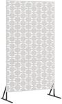 vidaXL Sichtschutz Grau 100 x 50 x 180 cm Stahl 868581